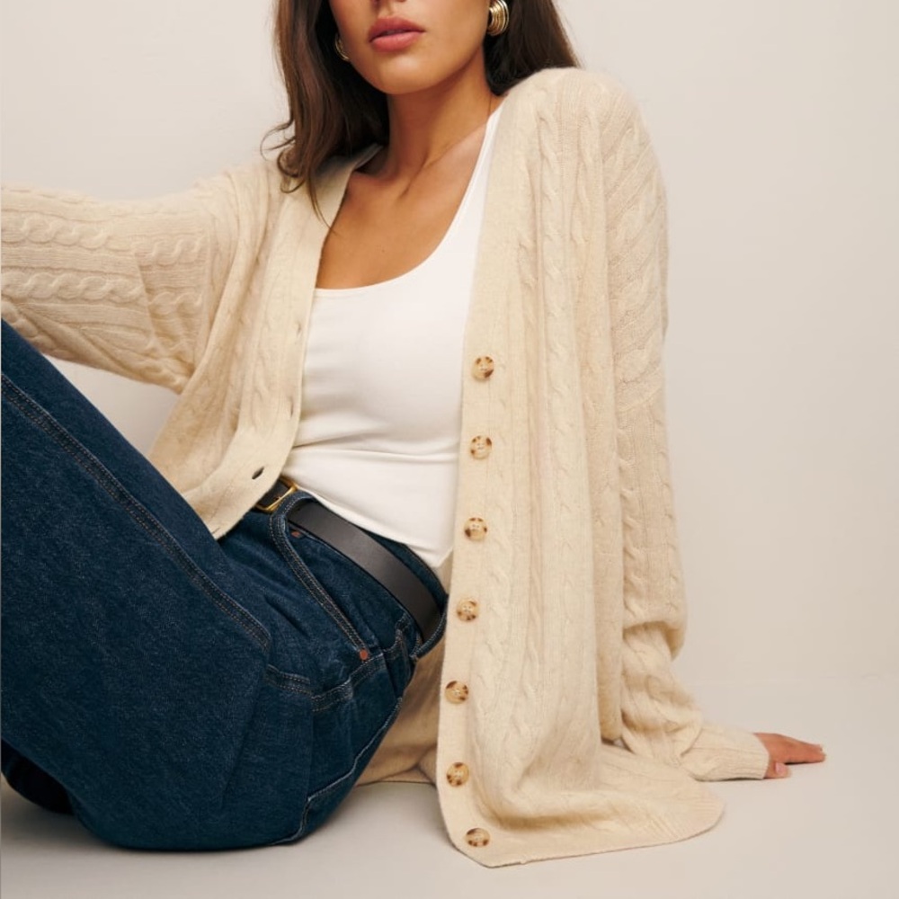 Reformation Giusta Oversized Cardigan